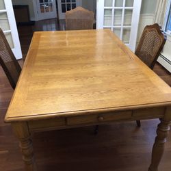 Dining Table With Leaf And 3 Chairs 