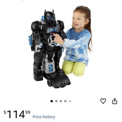 Fisher-Price Imaginext DC Super Friends Batman Bat-Tech Batbot  In good condition    This 2-foot tall robot transforms into a flight-mode battle bot p
