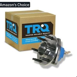 New TRQ Front Rear Wheel Bearing & Hub Assembly with ABS Sensor Compatible with 2004-2007 Cadillac CTS 2004-2009 SRX 2005-2011 STS
