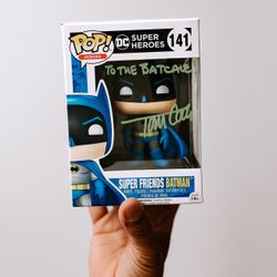 Funk Pop Batman Signed By Tom Cook