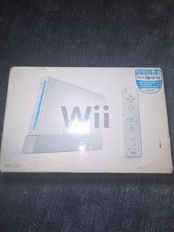 Nintendo wii system in the box