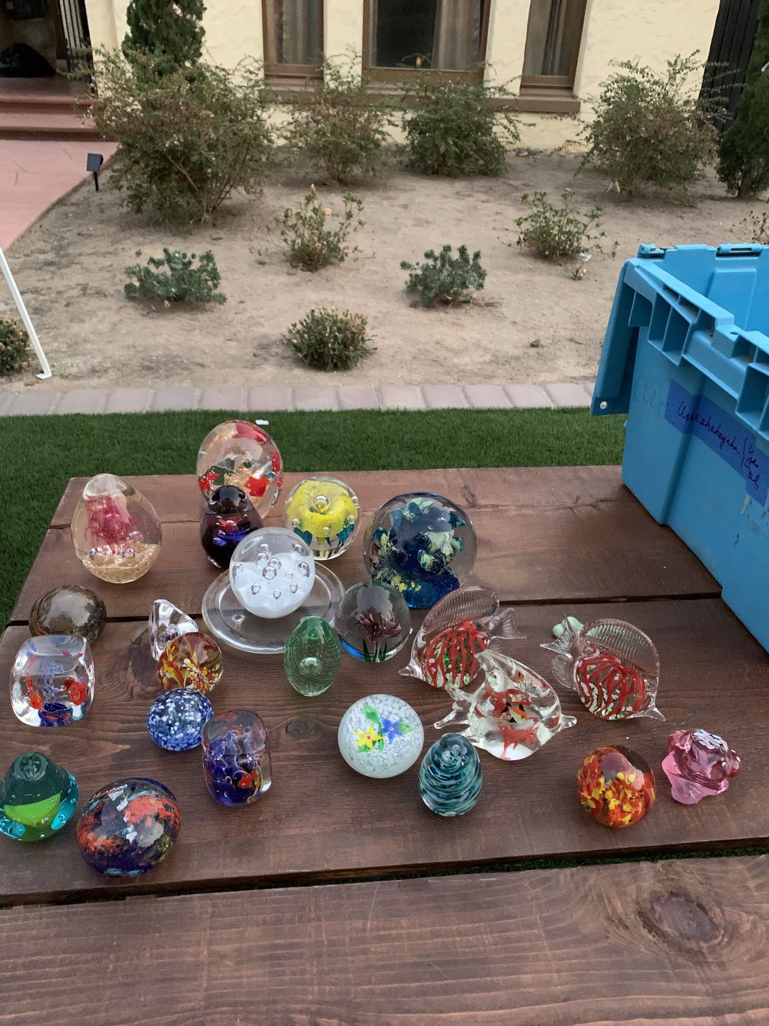 Blown Glass 24 Pieces