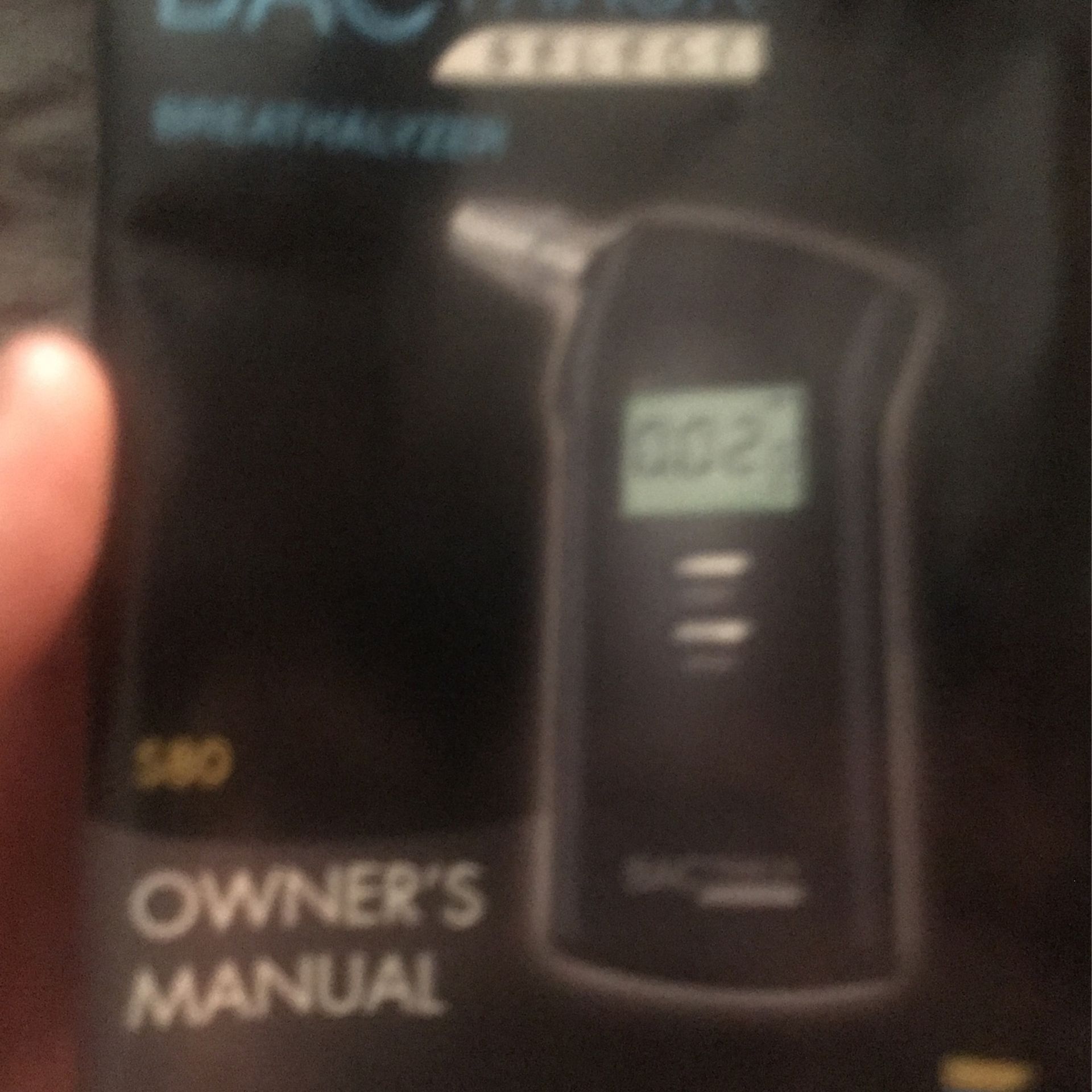 Digital BAC Track Select Breathalyzer