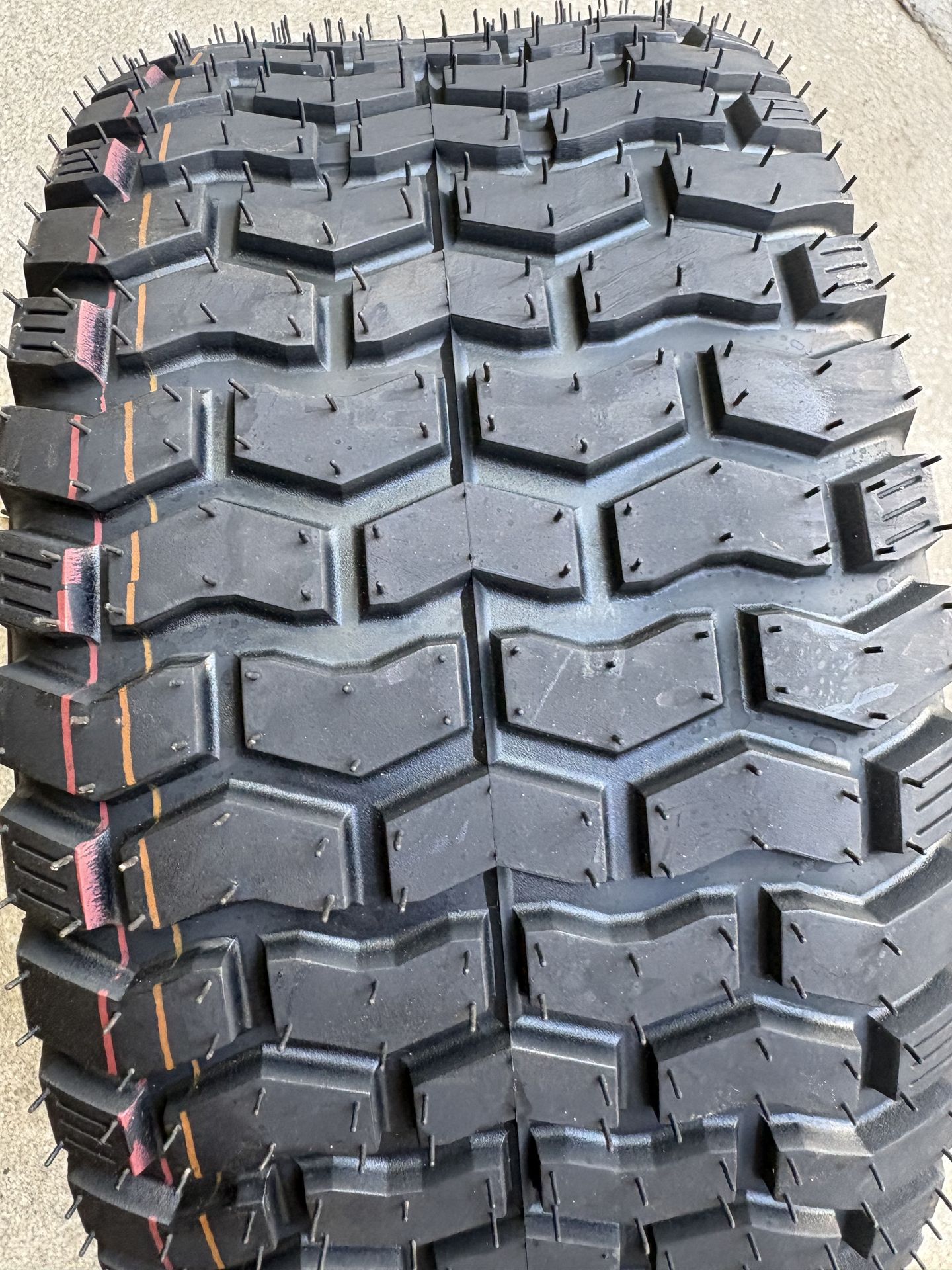 Ride on mower tire