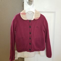 Girls Bubury Cardigan & Shirt 5T