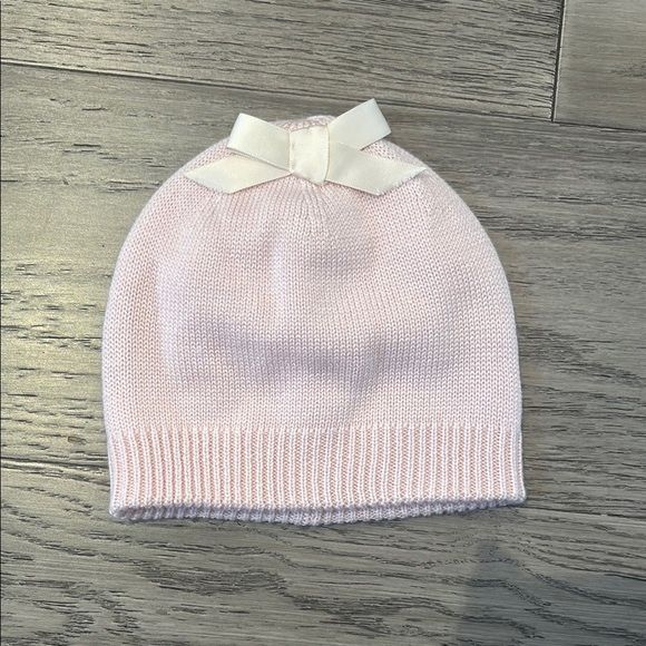 UGG Pink and White Cozy Knit Hat