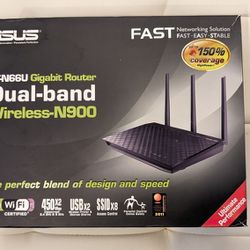 Asus RT-N66U Gigabit Dual Band High Speed WiFi Router 
