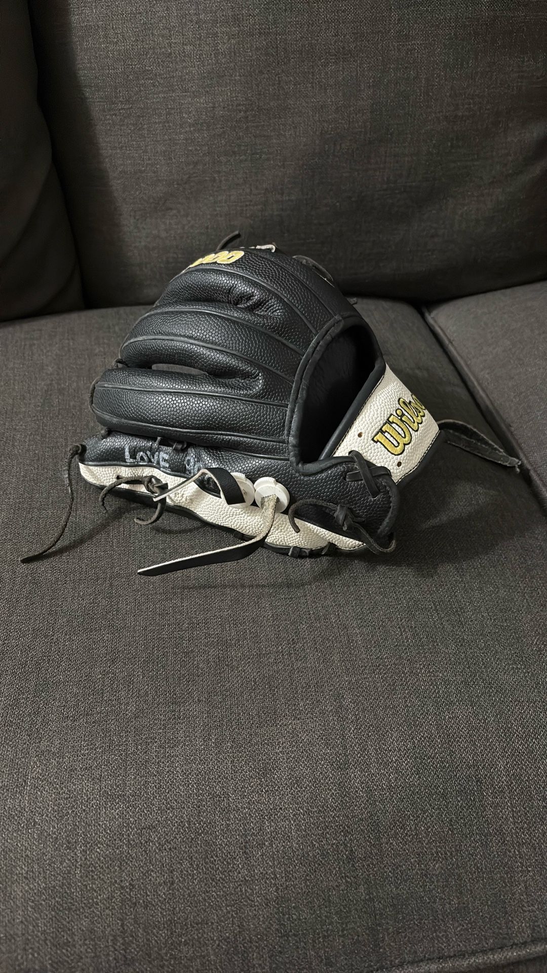 Wilson A2000 Lizard Skin Black And White 11.5