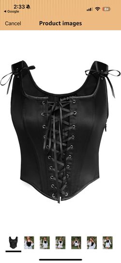 Scarlet Darkness Corset Bustier Size 14