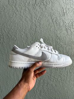 Nike Dunk Low White Grey Sneakers. Size 13