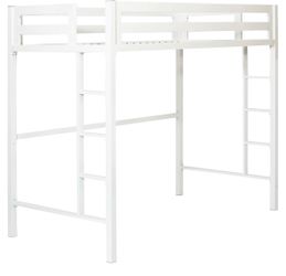 White bunk bed