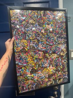 28x20 pokemon pack art frame