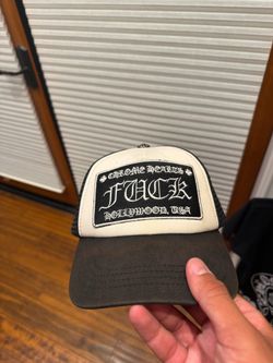 Chrome heart hat