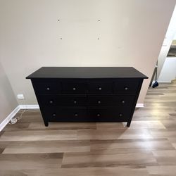 Black Wood Dresser 