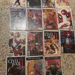 Civil War II/ Spider Man Deadpool Black Panther Captain America Variants Marvel 