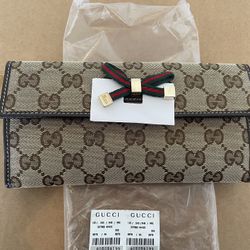 Authentic Gucci Princy Continental Wallet 