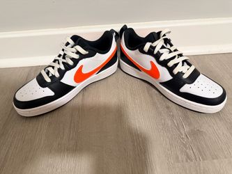 Nike Low-Top Sneakers White Black Orange
