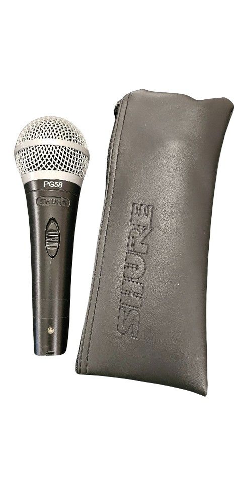 USED Shure PG58-LC Vocal Dynamic Microphone