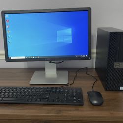 Win11 Desktop Computer - Includes Monitor Keyboard Mouse.   Same OS On Laptop And Tablet 