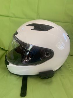 HJC Motorcycle Helmet and Bluetooth Cardo