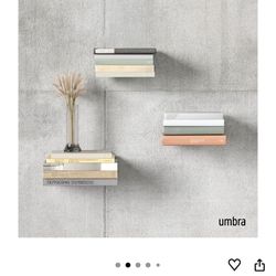 invisible bookshelf set of 3