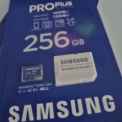 256gb Evo plus Pro Sd Cards