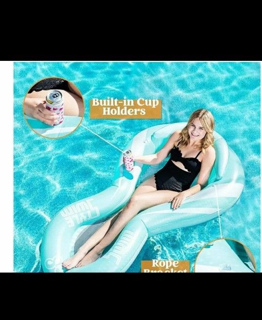 Sale!!💧New SLOOSH - Inflatable Pool Lounger 68in-up to 200lbs ( Reseda ca 91335)