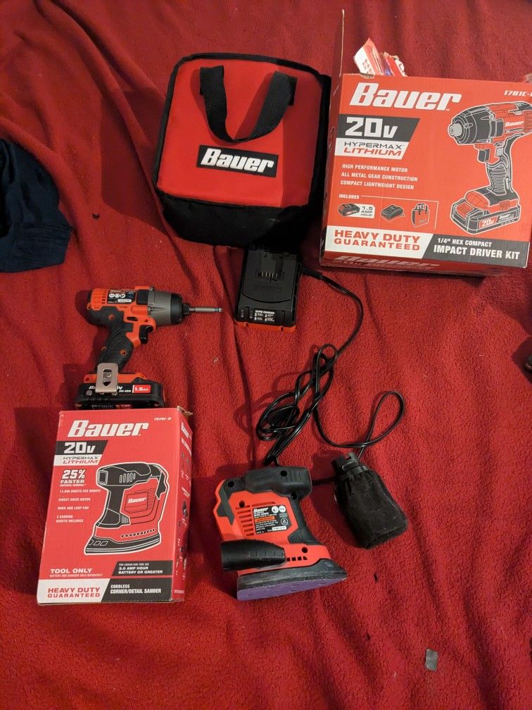 Bauer 20 V Tools
