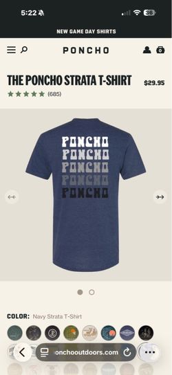 Poncho  t shirt