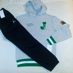 Jordan Boys Youth 2pc Flight Club Hooded Jogger Set- Large 