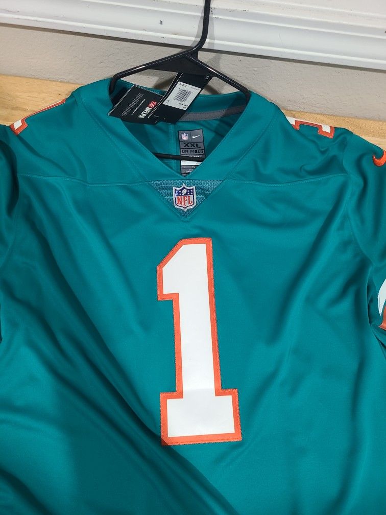 Men's Miami Dolphins Tua Tagovailoa Nike Aqua Vapor