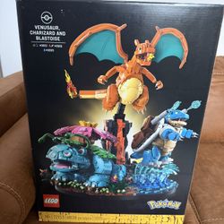 Lego - Pokemon Venusaur, Charizard and Blastoise 