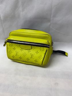 Authentic Louis Vuitton Outdoor Bumbag Taigarama Neon Yellow Belt Bag