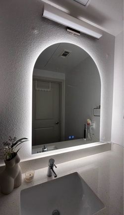 Arch LED Backlit Bathroom Mirror