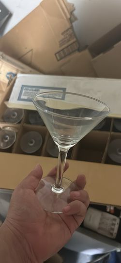 18 mini martini glasses