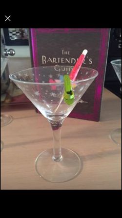 Martini set with Bartender Book