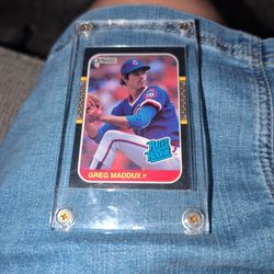 Greg Maddox Donruss Card