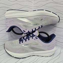 Brooks Launch 9 Mujer US 9.5 B Tenis Running Lila Azul 1203731B588