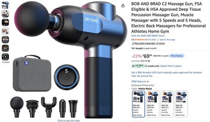 BOB AND BRAD C2 Massage Gun