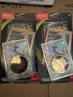 Pokemon Perfect Order Onix Steelix Coin Blister Pack Brand New