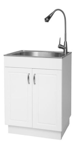 Laundry Cabinet & Sink Set Glacier Bay All-in-One