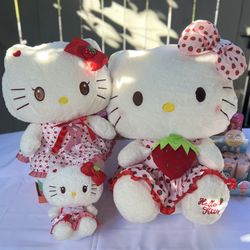 Hello Kitty Plush Small $12 Medium $30 Large $40