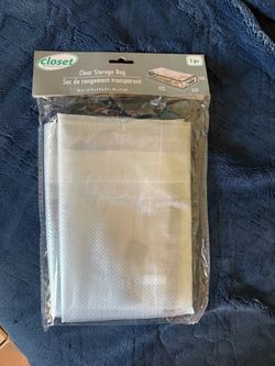 Closet Essentials Clear Under-Bed Storage Bag