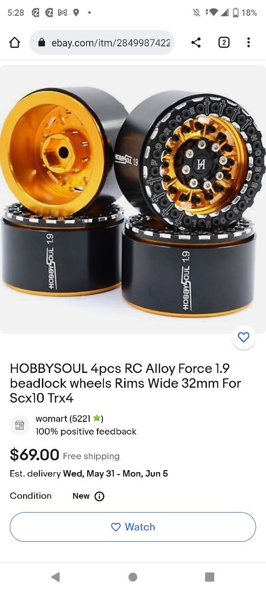 1.9 Hobby Soul Beadlocks
