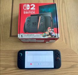 Nintendo Switch 2 with Mario Kart World Bundle.