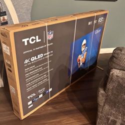 65” TCL Smart 4K QLED Tv 