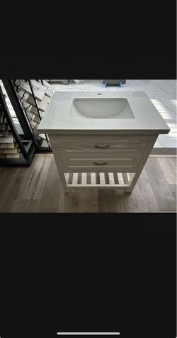 30 Inch Bathroom Vanity Cabinet Combo  Come with Countertop and Sink   $299