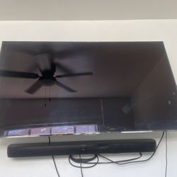 55” Samsung Smart TV With TCL Soundbar
