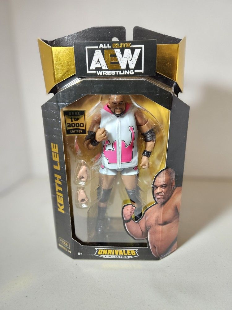 AEW Keith Lee Figure - RARE 1 of 3000 Series 14 #132 Unrivaled Collection CHASE