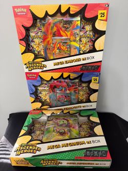 Pokémon Ascended Hero’s EX boxes lot